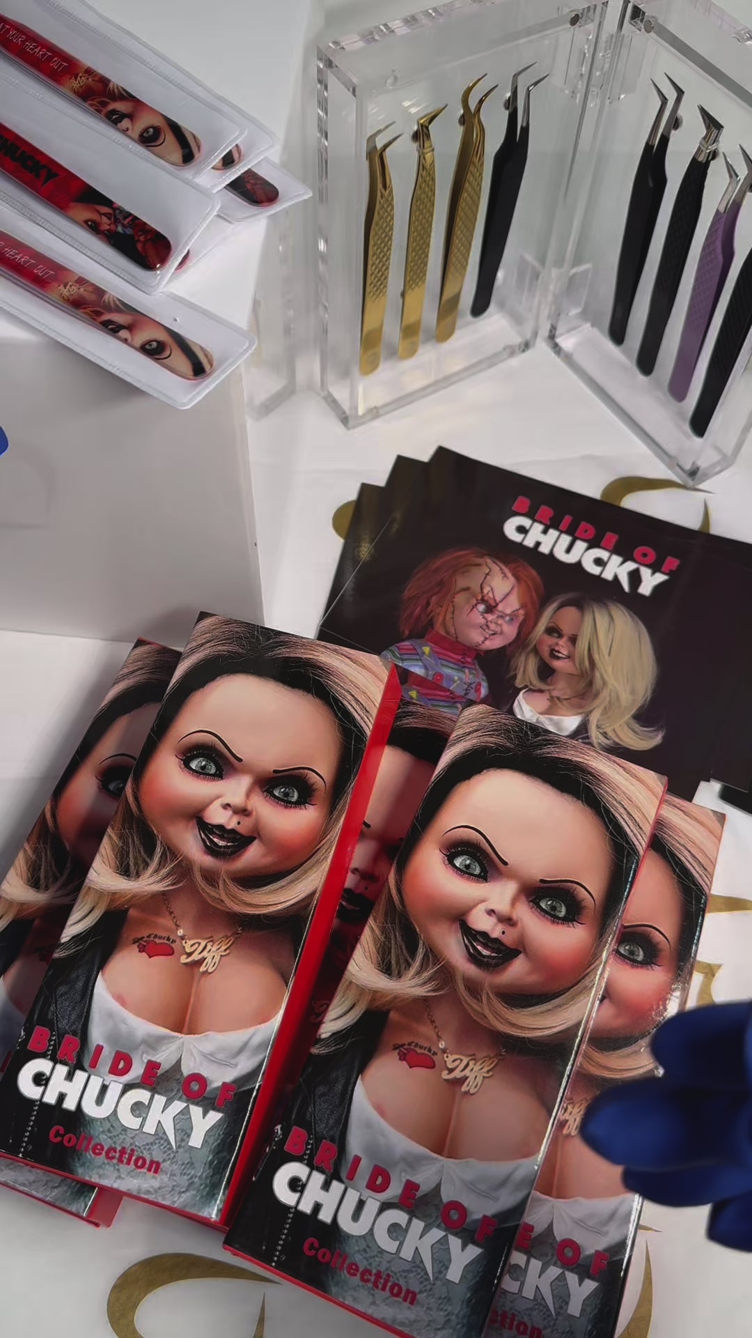 LIMITED EDITION "BRIDE OF CHUCKY" TWEEZER SET
