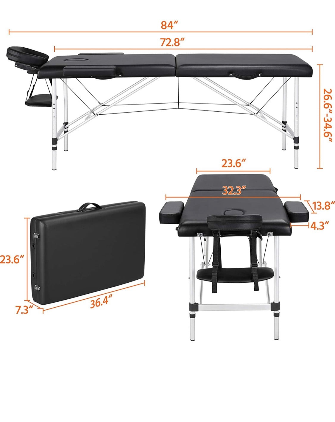Portable Massage Bed | Foldable Massage Bed | LashLYFE Academy Portable Massage Bed | Foldable Massage Bed | LashLYFE Academy