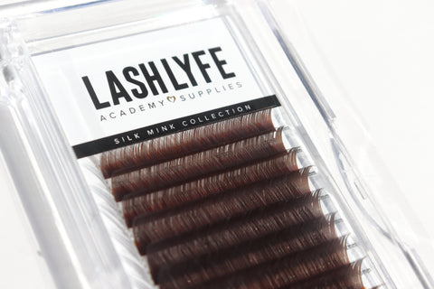 Brown Eyelashes Extensions | Brown Lashes Extension | LashLYFE Academy